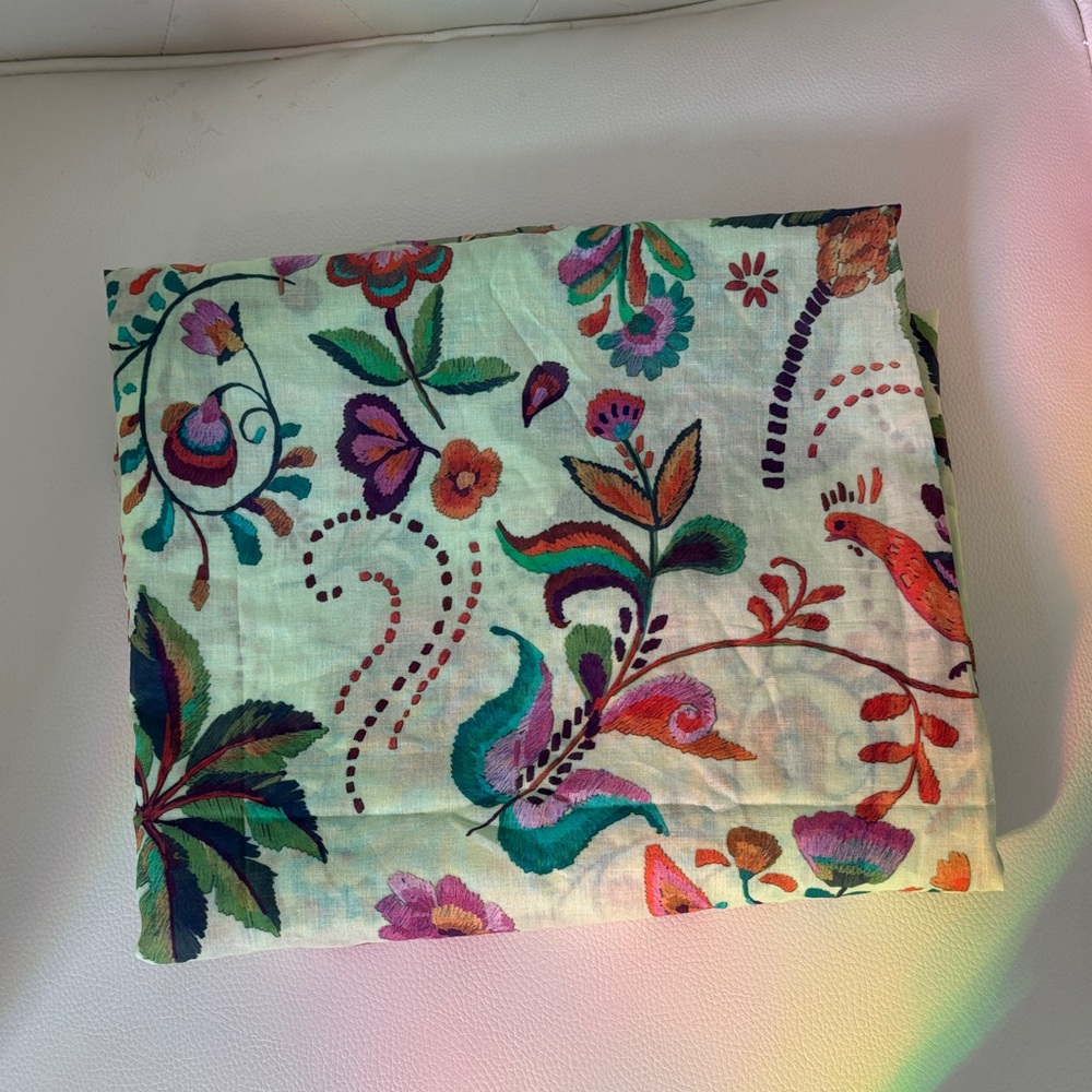 Calypso St. Barth Multicolor Floral Scarf - Picture 6 of 7